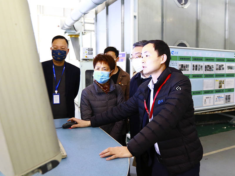  安徽省纺织行业协会到z6尊龙科技调研走访 