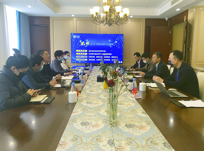  安徽省纺织行业协会到z6尊龙科技调研走访 